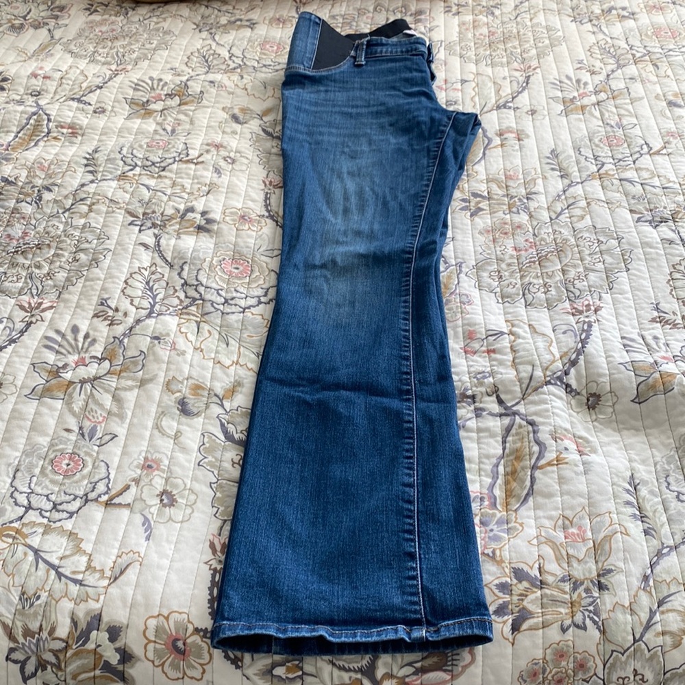 Isabell Maternity Skinny Bootcut Denim Jeans Size 6
